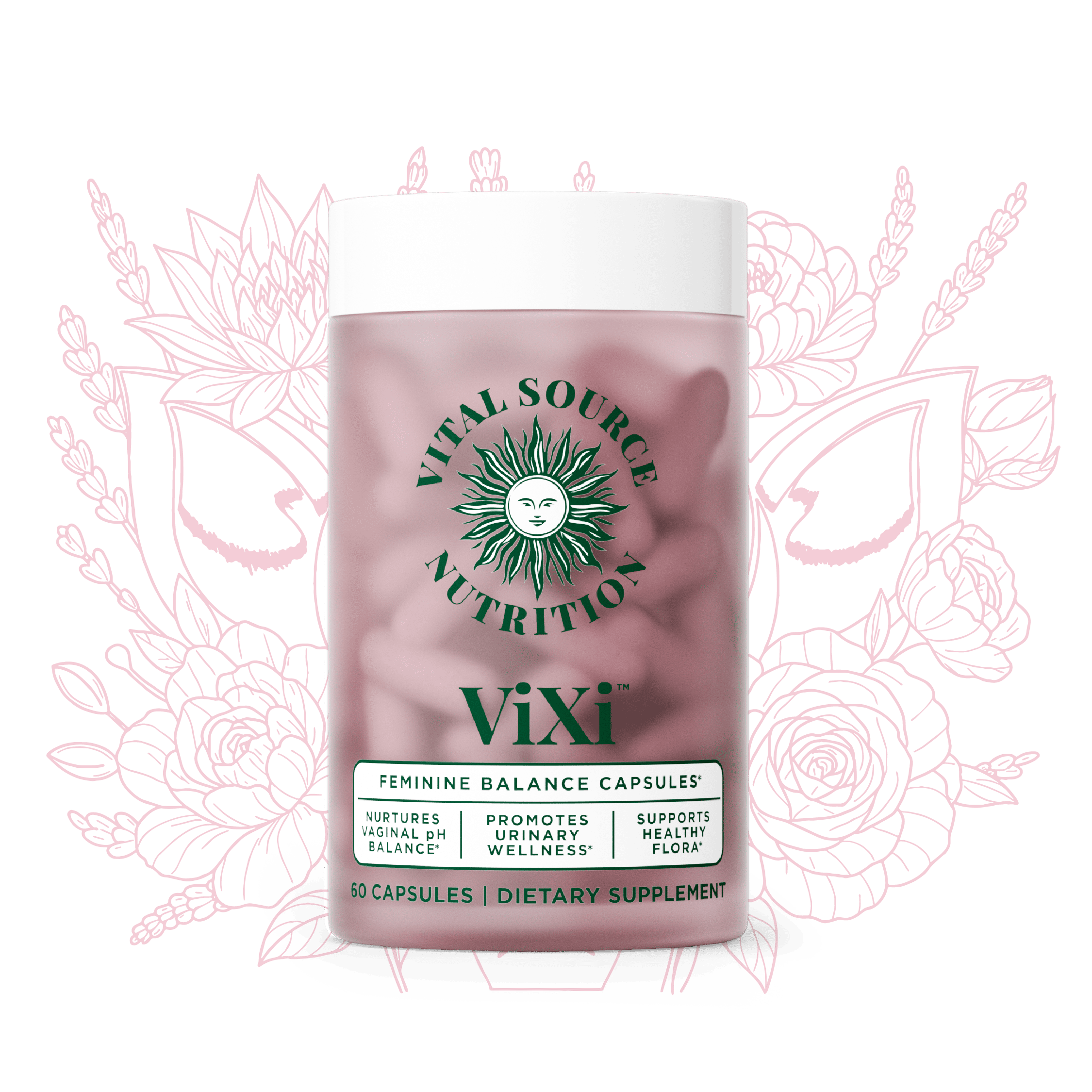 ViXi™ Feminine Balance Capsules Daily Support for Vaginal, Urinary & Flora Balance